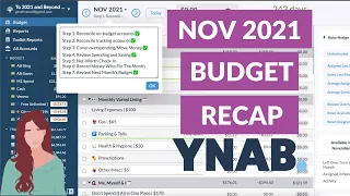 November 2021 Budget Recap | how I spent & saved $3,700