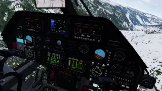 Quick helicopter ride (Leonardo AW109)  at Telluride in winter [X-Plane 12]