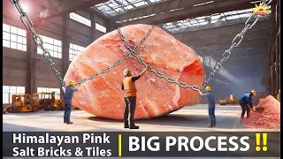 Himalayan salt processing plant | Himalayan pink salt blocks and tiles | Rock salt