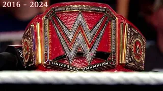 All Of WWE Universal Championship PPV Match Card Compilation (2016 - 2024) HD