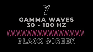 40Hz Productivity Powerhouse [Black Screen] | 40Hz Gamma Waves Binaural Beats Elevate Concentration