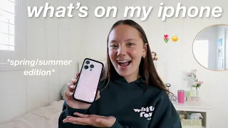 what's on my iphone 14 pro ~ spring/summer ed. 🌺