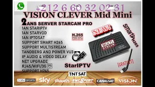 Vision Clever mid mini; flash et liste de chaines