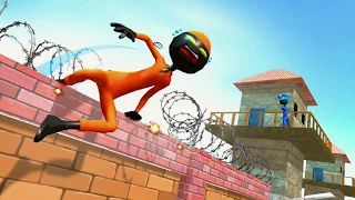 Stickman Prison Escape Survival Part-01~Stickman Jailbreak Android walkthrough HD.