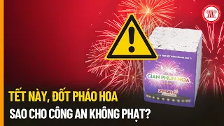 Tết Này, Đốt Pháo Hoa Sao Cho Công An Không Phạt? | THƯ VIỆN PHÁP LUẬT