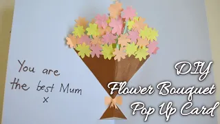 DIY FLOWER BOUQUET POP UP CARD | Crafty Ellie