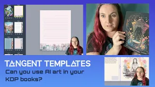 Publish your AI art on KDP using Tangent Templates. Journals, book covers, printables! | Midjourney