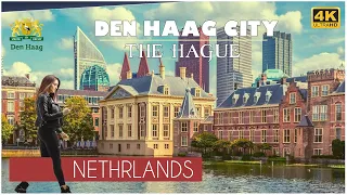 Walking Tour  4k UHD - Den Haag - The Hague / Netherlands