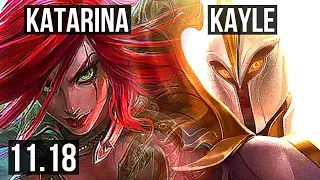 KATARINA vs KAYLE (MID) | 12 solo kills, 2.6M mastery, Legendary | BR Diamond | v11.18