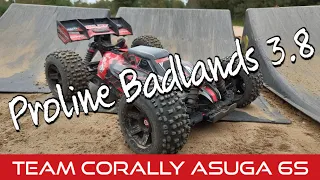 Team Corally Asuga 6S /w Proline Badlands 3.8 AWESOME! [deutsch/ german]
