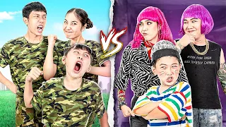 ¡La Familia de Baby Doll VS la Familia Mala! ¿Quién Será el Ganador?