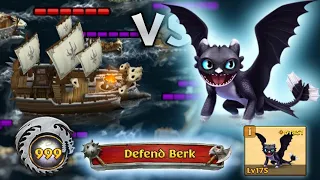 Defend Berk With Teenage Dart (Grown-up Night Light #1) vs. Fleet 999 | Dragons: Rise of Berk