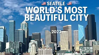 🇺🇸 Seattle: World's Most Beautiful City 2023 | Seattle Skyscrapers | Driving Seattle Streets 2023