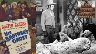 His Brother's Ghost | Western (1945) | Full Movie | Buster Crabbe