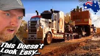 American AMAZED By HUGE Oversize Loads - Trucking in Australia