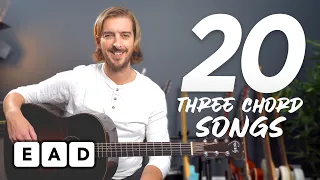 Top 20 Three Chord Songs for Beginners!