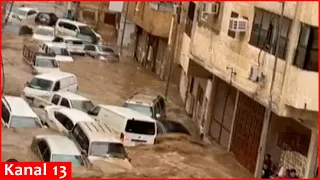 Flood disaster in Saudi Arabia also affected the city of Medina - Roads and streets were flooded