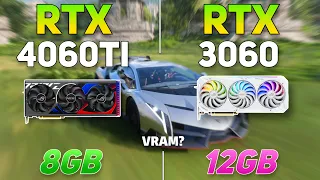 RTX 4060Ti vs RTX 3060 - VRAM Bottleneck Test in 4K | Benchmark in 11 Games |