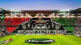 Legia Warschau Choreo vs. Aston Villa #choreotime #conferenceleague #polska