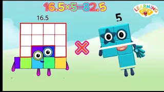 NUMBERBLOCKS DECIMAL TIMES TABLE | 16.5 TIMES TABLE  @learningcity786#learntocount