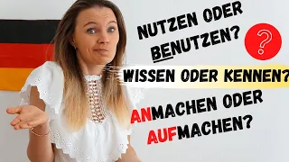 Mach' nie wieder diese Fehler! | WISSEN vs. KENNEN, NUTZEN vs. BENUTZEN, AUFMACHEN vs. ANMACHEN