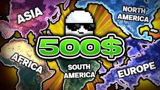 i made every continent go to war for $500