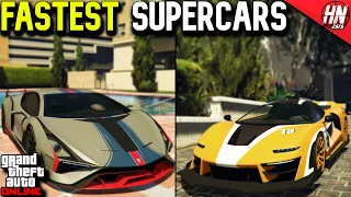 Top 10 Fastest Super Cars In GTA Online