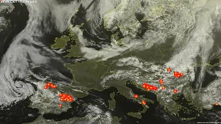 Sat24 lightning video impression for Friday, April 2, 2021