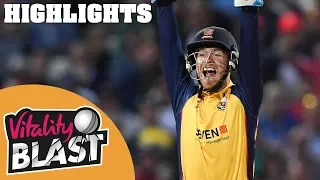 Worcestershire v Essex | FINAL - Highlights | Vitality Blast Finals Day 2019