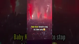 Why Baby Keem Concert Was Forced To Stop #shorts