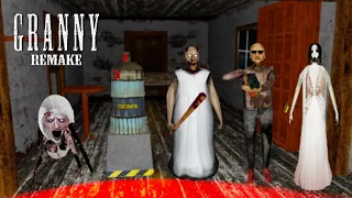 Granny New Update With All New Enemies Full Gameplay | Granny Remake 1.9 Update With Granny Family