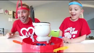 FATHER SON PLAY FLUSH! ( TOILET TIME! )