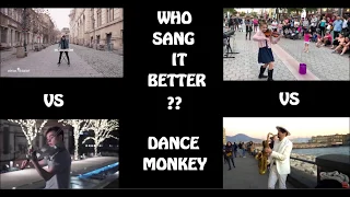 Dance monkey_who is better( Street Performance )