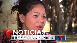 Mujer revela abusos y torturas que sufrió a manos de coyotes | Noticiero | Noticias Telemundo