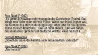 „Mühlroser Generationen": Erinnerungen -- Sorbisch im Alltag I