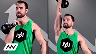 Single Arm Kettlebell Press Exercise | Onnit Tutorial