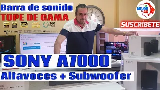 Barra de Sonido SONY HT-A7000 7.1.2 - Altavoces SA-RS5 - Subwoofer SA-SW5 Dolby Atmos ¡¡UNBOXING!!
