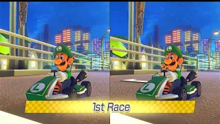 Mario Kart 8 Deluxe | 2 Player (Luigi vs Luigi) | 200 CC | Blue Shell Only Item