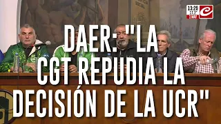 Héctor Daer ratificó el paro del 9 de mayo: "La gente no convalida precios porque no tiene plata"