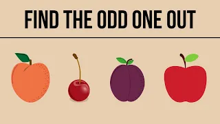 Food Quiz | Find the Odd One Out