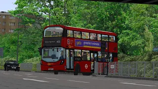 OMSI 2: Route 402 1 Trip, Map - Bowdenham V5 Go Ahead Electroliner #viral #londonbus #2024 #london