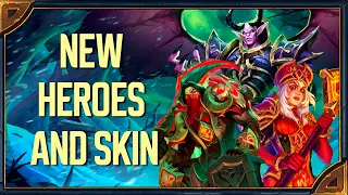 Hearthstone.New Heroes - Mal'ganis and Sally Whitemane.New skin - Edwin the Renegade. All Voicelines