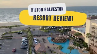 Hilton Galveston Island Resort Review | Awesome Pre-Cruise Hotel on the Gulf of Mexico!