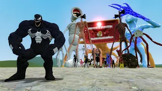 VENOM VS TREVOR HENDERSON CREATURES!! Garry's Mod Sandbox