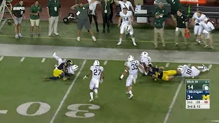 Michigan State Recovers Fumble vs. Michigan