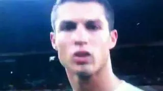 Ronaldo Spitting Beside Camera Man