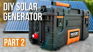 DIY Solar Generator - Part 2 - AC & Solar Charging