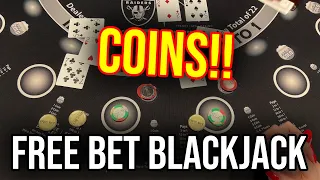 FREE BET BLACKJACK!! CAN SARAH BRING THE LUCK!!?