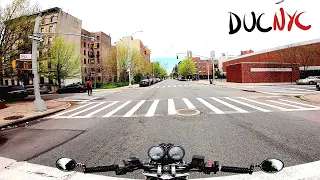 UPTOWN - ride to East 500th Street in Harlem, Manhattan, NYC on my Ducati Monster v1232