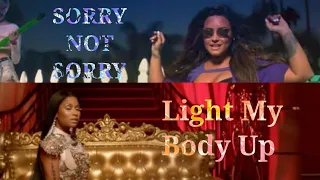 David Guetta, Nicki Minaj x Demi Lovato ~ LMBU x SNS ~ Light My Sorry Body Up | MV (Mashup)